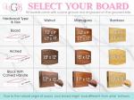 Custom Engraved Cutting Board for Couples or Families