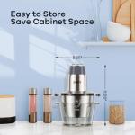 GANIZA Electric Food Processor & Meat Grinder