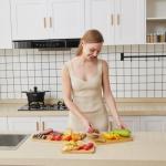 Set of 3 Bamboo Cutting Boards with Handles
