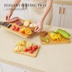 Set of 3 Bamboo Cutting Boards with Handles