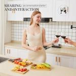 Set of 3 Bamboo Cutting Boards with Handles