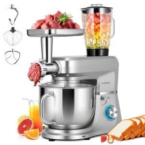 VIVOHOME 6-in-1 Stand Mixer with 8.5 Qt Bowl