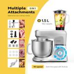 VIVOHOME 6-in-1 Stand Mixer with 8.5 Qt Bowl