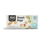 Snack Size Double Zipper Storage Bags, 50 Count
