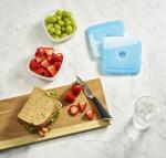 Fit & Fresh Slim Ice Packs - 4 Pack Blue