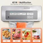 Powerful Vacuum Sealer with Cutter and Storage
