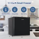 BANGSON 1.1 Cu.ft Mini Freezer for Home