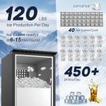 High Output Under Counter Ice Maker - 120LBS/24H