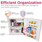 Frigidaire Coral Retro Mini Refrigerator 1.6 Cu Ft