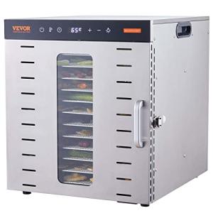 VEVOR 10-Tray Stainless Steel Food Dehydrator