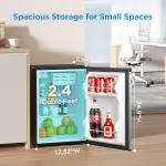 Midea 2.4 Cu. Ft. Stainless Steel Refrigerator