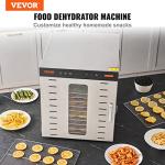 VEVOR 10-Tray Stainless Steel Food Dehydrator