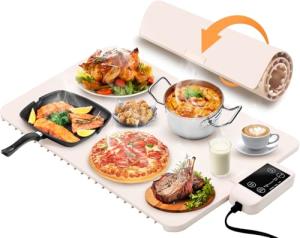 Electric Food Warming Mat 24"x15" 6 Temp Settings