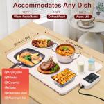 Electric Food Warming Mat 24"x15" 6 Temp Settings