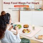 Electric Food Warming Mat 24"x15" 6 Temp Settings