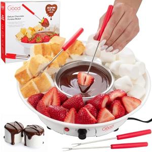 Deluxe Electric Fondue Maker with 4 Forks