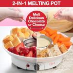 Deluxe Electric Fondue Maker with 4 Forks