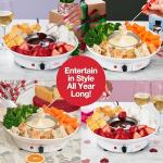 Deluxe Electric Fondue Maker with 4 Forks