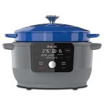 6-Quart Instant Electric Round Dutch Oven, Blue