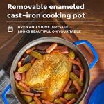 6-Quart Instant Electric Round Dutch Oven, Blue