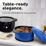 6-Quart Instant Electric Round Dutch Oven, Blue
