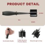 Meat Chopper and Hamburger Grinder Tool - Black
