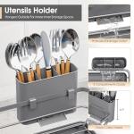 Urackify Large Dish Drying Rack with Drainboard