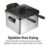 Hamilton Beach Electric Deep Fryer with 3 Baskets