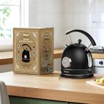 Rasonic Retro Electric Kettle - 1.8L Stainless Steel