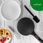 Nutrichef Electric Crepe Maker with Nonstick Surface
