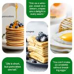 Nutrichef Electric Crepe Maker with Nonstick Surface