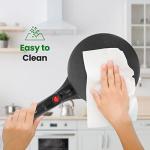 Nutrichef Electric Crepe Maker with Nonstick Surface