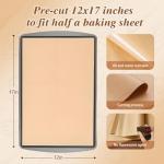 300 Pcs Unbleached Parchment Paper Baking Sheets