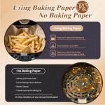 300 Pcs Unbleached Parchment Paper Baking Sheets