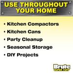 Heavy Duty Kitchen Compactor Bags with Fresh Scent