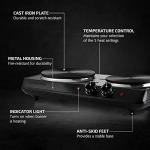 OVENTE Double Burner Electric Cooktop with Temperature Control