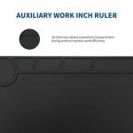 Black Silicone Heat Resistant Repair Mat for Electronics