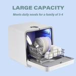 GarveeHome Compact Portable Countertop Dishwasher