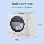 GarveeHome Compact Portable Countertop Dishwasher