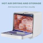 GarveeHome Compact Portable Countertop Dishwasher
