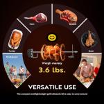VIVOHOME Stainless Steel Rotisserie Grill Kit