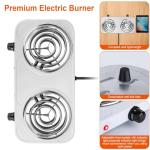 2000W Double Burner Electric Hot Plate for Cooking