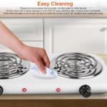 2000W Double Burner Electric Hot Plate for Cooking