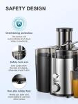 Qcen 800W Centrifugal Juicer with Wide Feed Chute