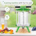 15L Mosakar Stainless Steel Fruit Press for Juicing