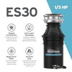 InSinkErator ES30 1/3 HP Kitchen Garbage Disposal