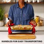 Pyrex Basics 3-Pack Glass Baking Dishes with Lids