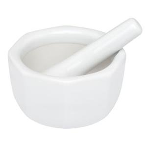 Porcelain Mortar and Pestle Set, 3.5-Inch