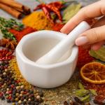 Porcelain Mortar and Pestle Set, 3.5-Inch