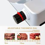 10-Inch Electric Meat Slicer with Adjustable Thickness